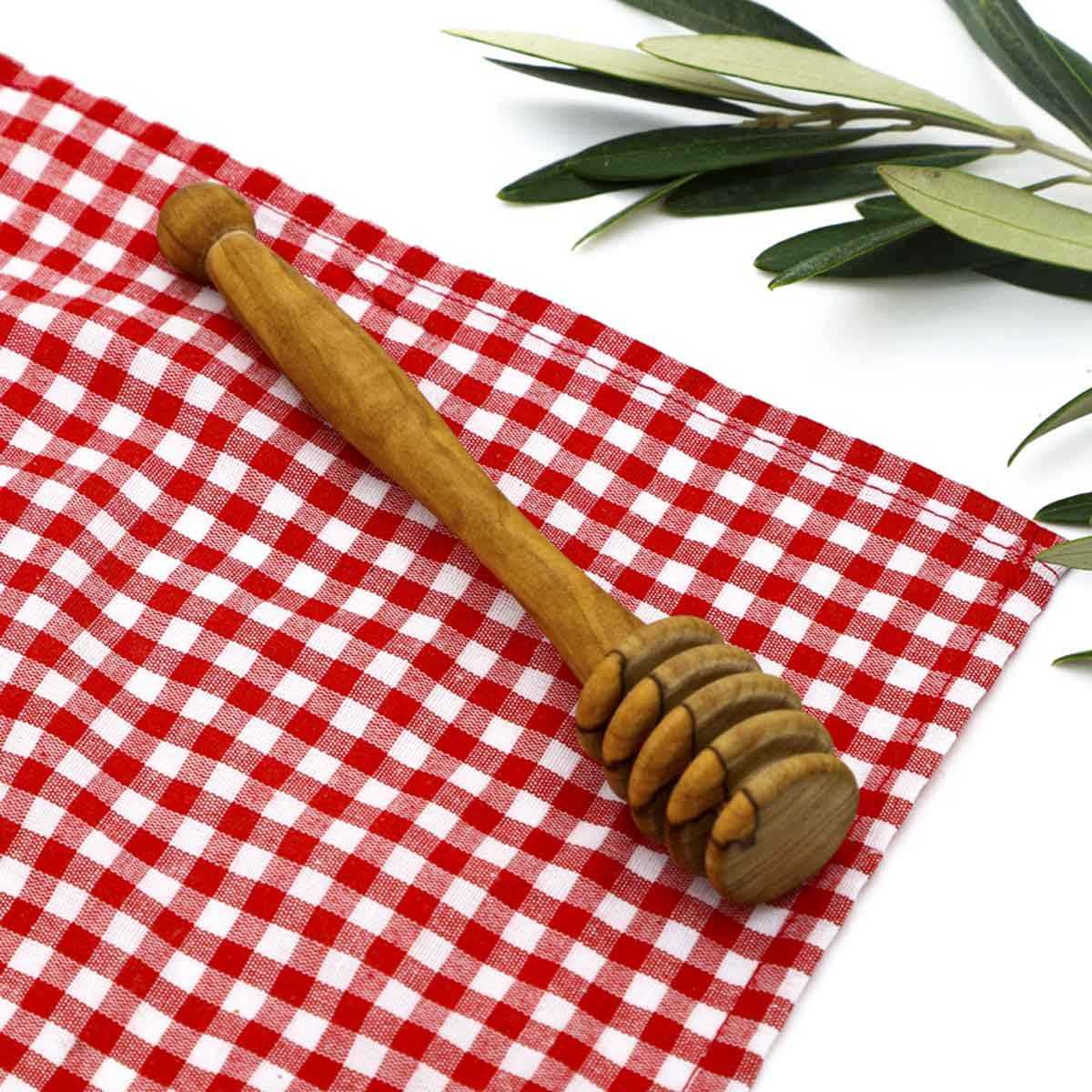Cuillère à miel en bois d'olivier 12cm - Ustensiles de cuisine