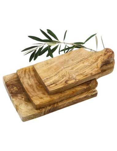 Set de 3 planches en bois d'olivier